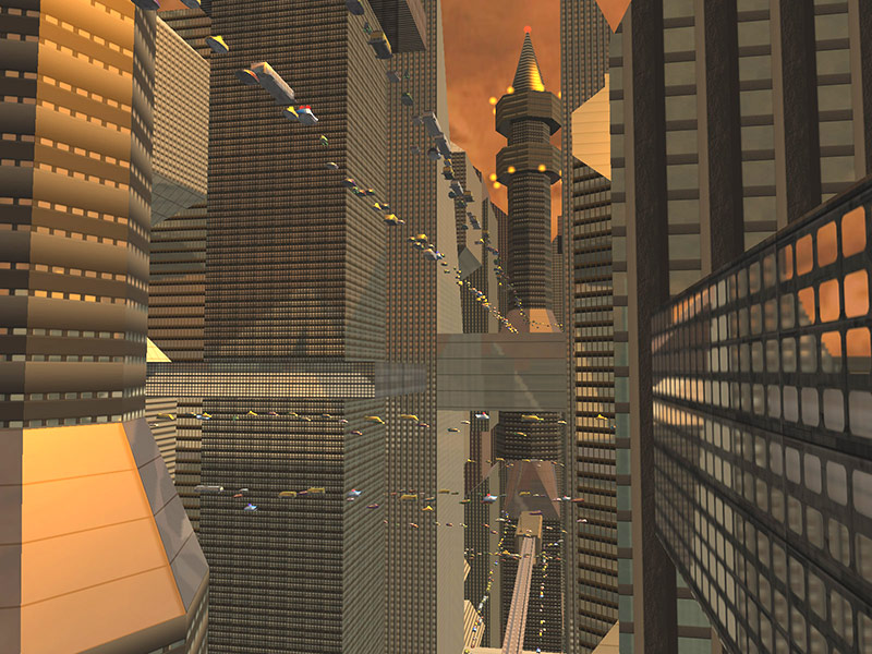 Click to view Sci-Fi Future City 3D Screensaver 1.0.5 screenshot